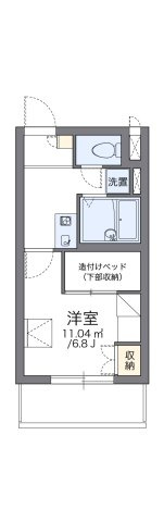 レオパレス大倉山エクレールの間取り