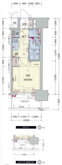 プレサンス錦プレミアムの間取り