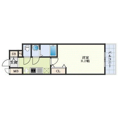 ディアレイシャス浅間町の間取り