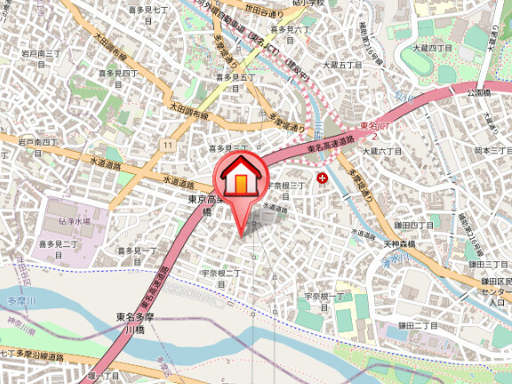 ラヴィル・サンパティークの地図
