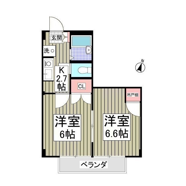 白鍬グランデの間取り
