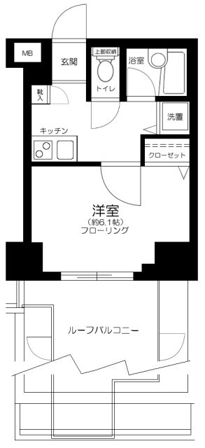 パレステュディオ六本木ＥＡＳＴⅡの間取り