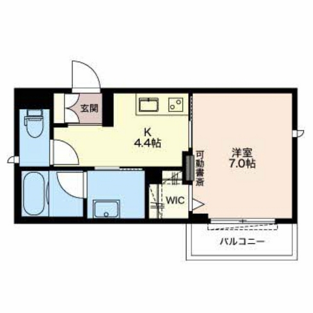 シャーメゾン松屋町の間取り