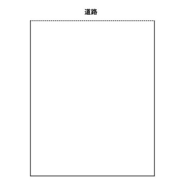 岐阜市上土居１丁目の事業用地の間取り