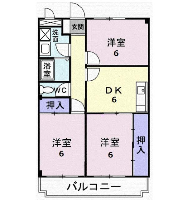 マンションローレルの間取り