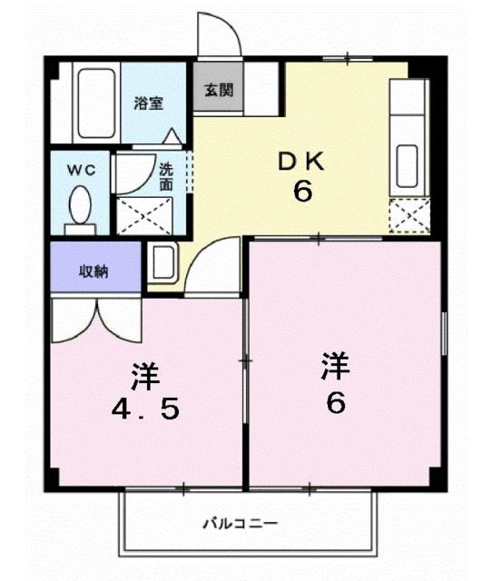 メゾンルピナスの間取り