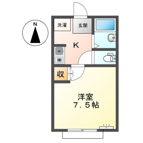 コンフォールＳＫの間取り