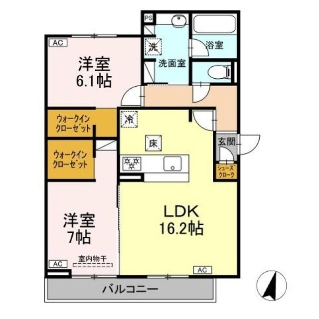 サングレイスの間取り