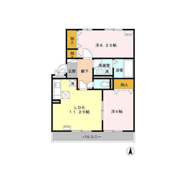 ルナ　ジュイエの間取り