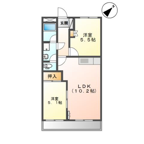 【間取り】 | ロイヤルハイツⅠ