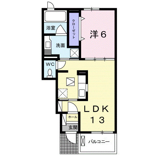 【間取り】 | ルイ　Ａ