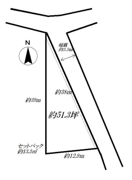 香芝市別所の売地