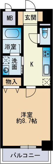 【間取り】 | グランディール大濠