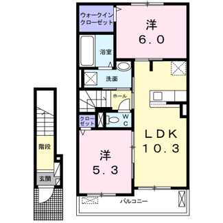 【間取り】 | サニーサイドⅡ