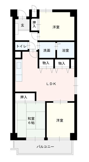 【間取り】 | グリーンヒルズ南小笹