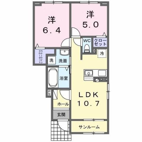 【間取り】 | 連取町アパート