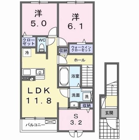 【間取り】 | 連取町アパート
