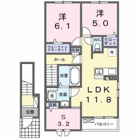 【間取り】 | 連取町アパート