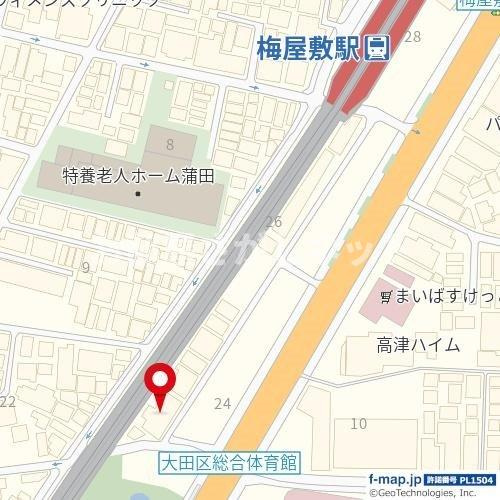 ザ・ヴァレッシア蒲田シティ【おとり物件なし】#学生・社会人にオススメ！初期費用分割払いOK！の地図