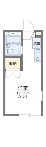 レオパレスこうべ山手の間取り