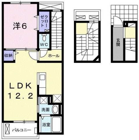 アンジュールの間取り