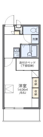 レオパレスＰｏｅｍの間取り