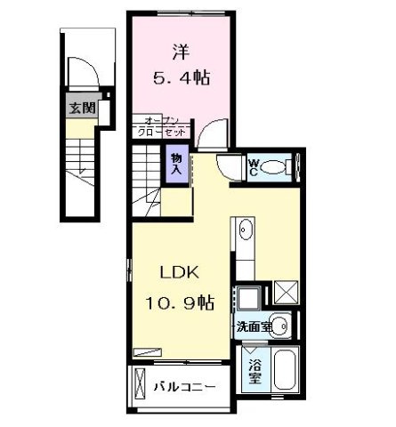 サン・パラストＦ　Ⅲの間取り