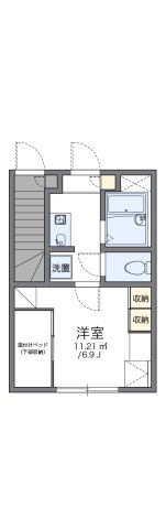 レオパレスサンロードの間取り