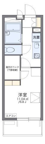 レオパレスハピネスの間取り
