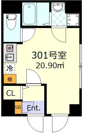 Brote三ノ輪の間取り