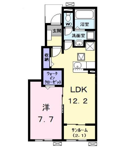 フェイバー　ヒロの間取り