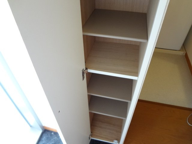 レオパレスヒルスヴィレッジの玄関|シューズボックスあり