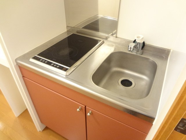 レオパレス結いのキッチン|電気コンロ2口