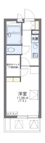 レオパレスオトワの間取り