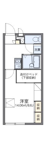 レオパレスプランドールの間取り