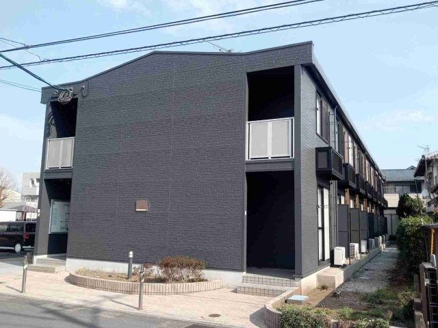 レオパレスパルｍｉｍｉの外観|2024年12月外壁塗装済み