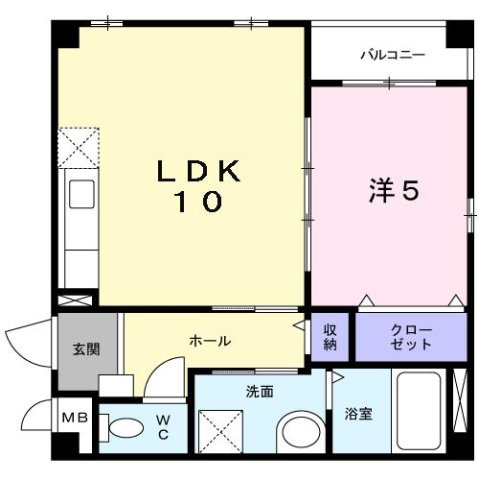 ユーヴェＳⅡの間取り