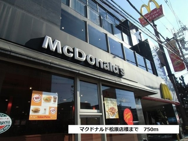 グレース丹南の周辺|マクドナルド松原店様まで750m