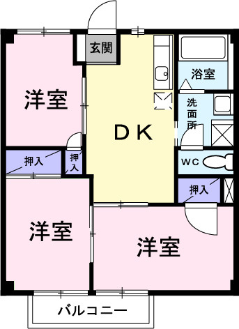 グレース丹南の間取り