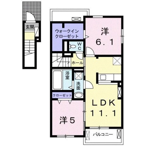 エアリー・ラブの間取り