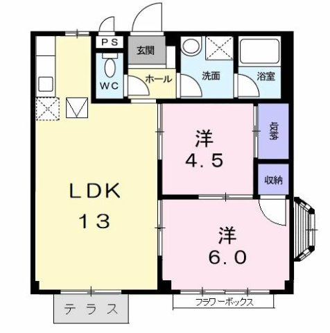 エルディムカソノの間取り