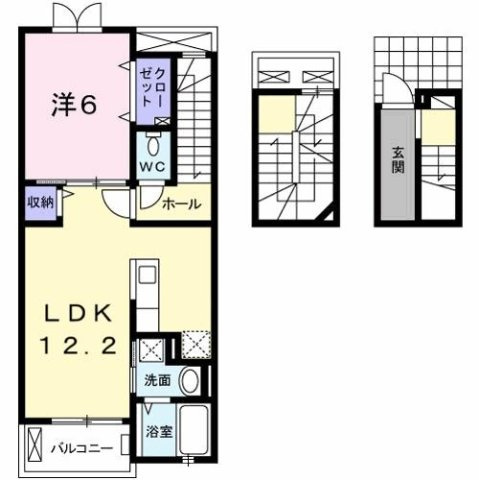 ｂｌｅｕ・ｃｉｅｌの間取り