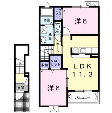 プラシードの間取り