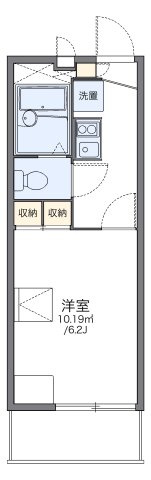 レオパレス九番街の間取り