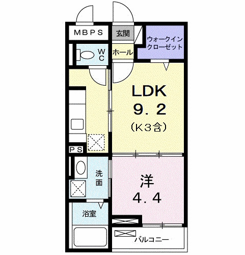 ラッキー・クローバー２の間取り