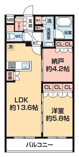 セジョリ板橋坂下Ⅱの間取り