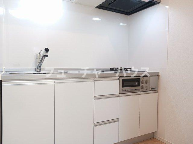 メゾン・カルムのキッチン|きれいなキッチンです