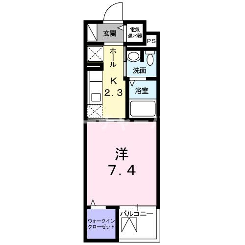 クオーレ　メグの間取り