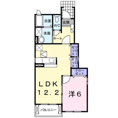 イストワールＡの間取り