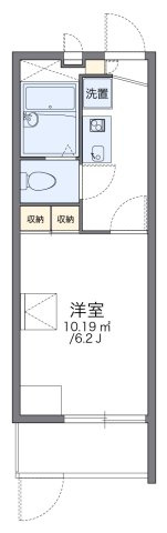 レオパレスシャンテ三国本町の間取り